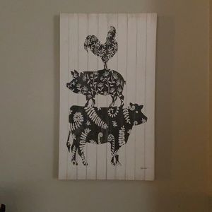 Farm style animal sign
